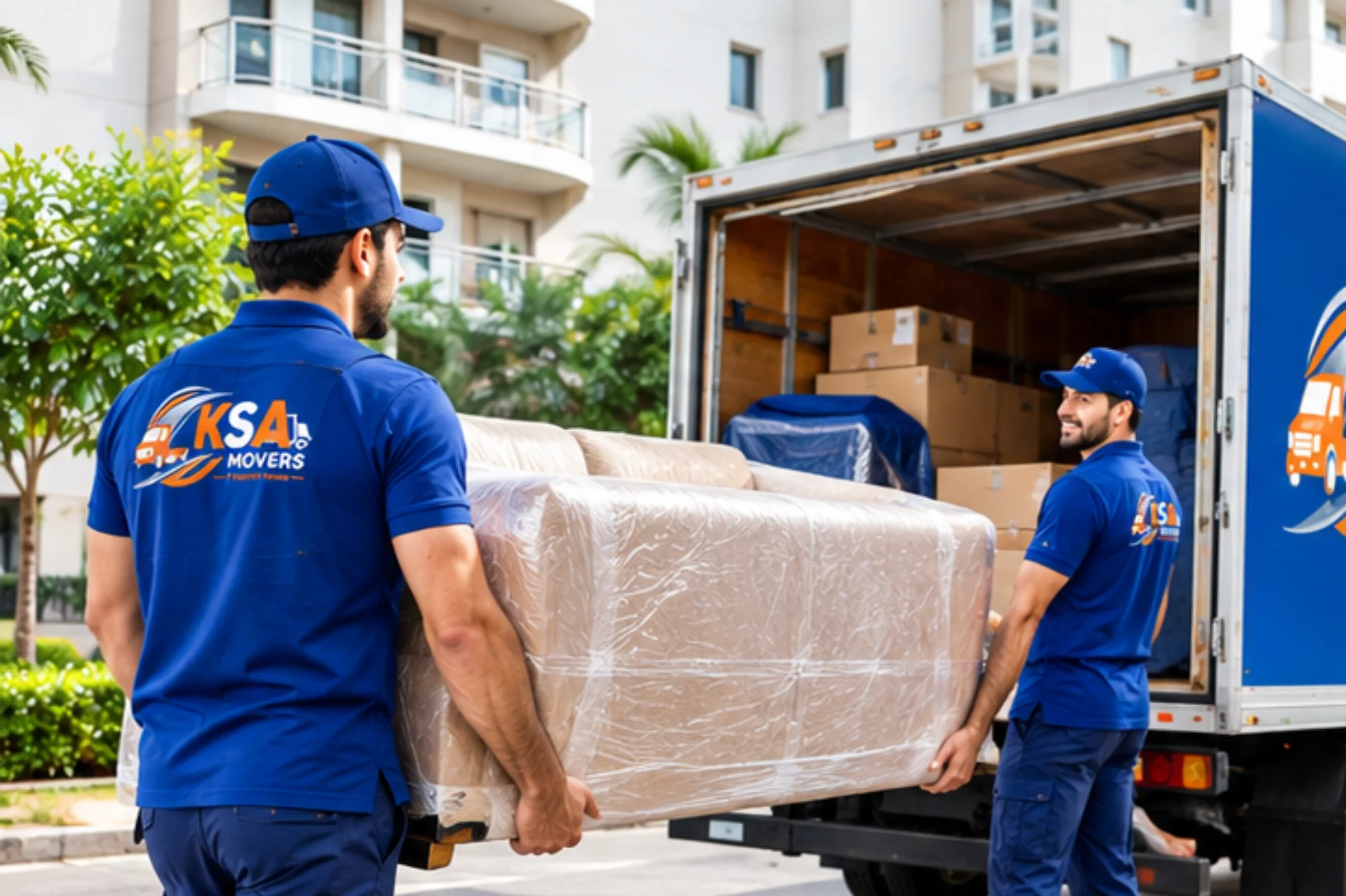 KSA Movers crew loading a move